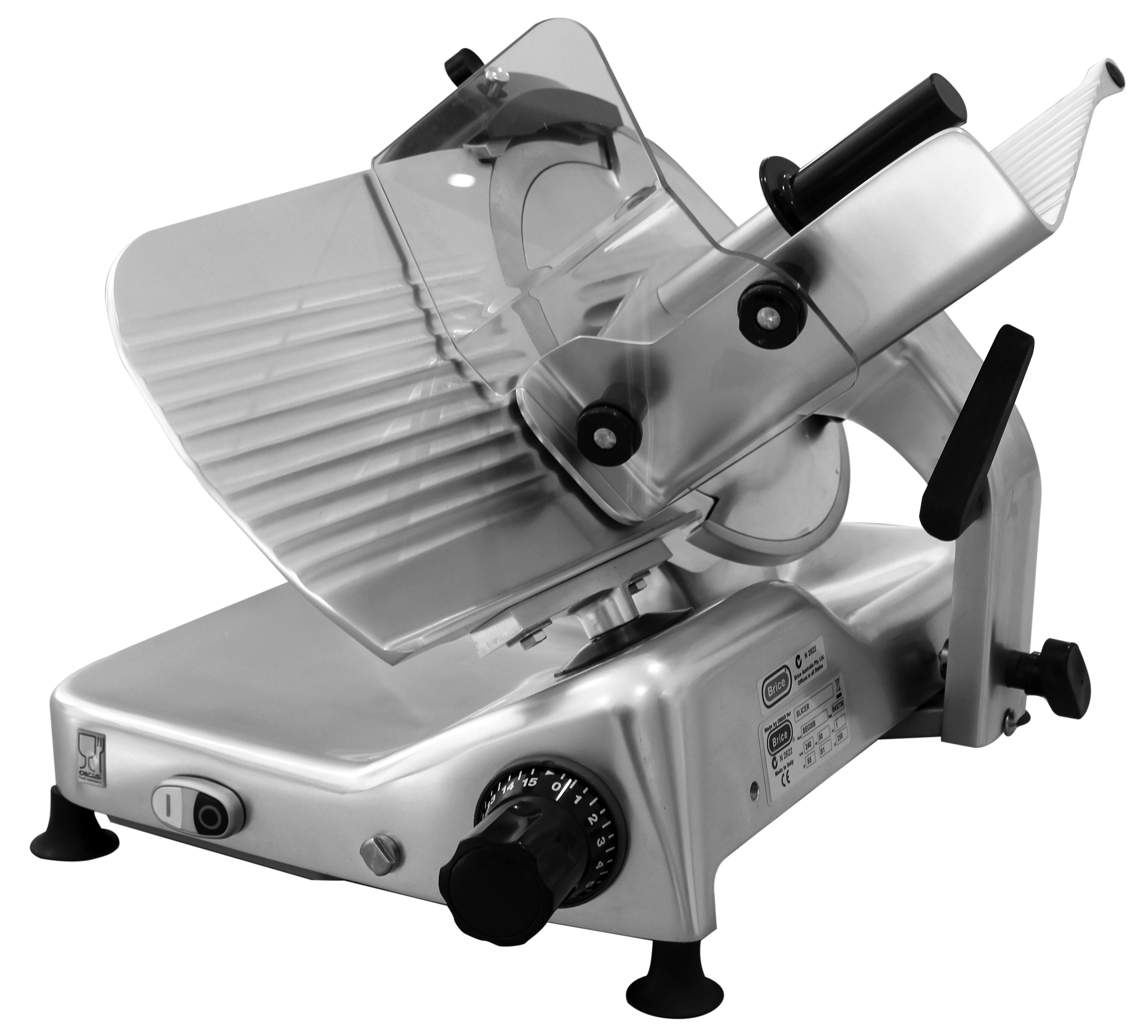 BRICE-BEG35B-MANUAL SLICERS: Heavy Duty Gravity Feed