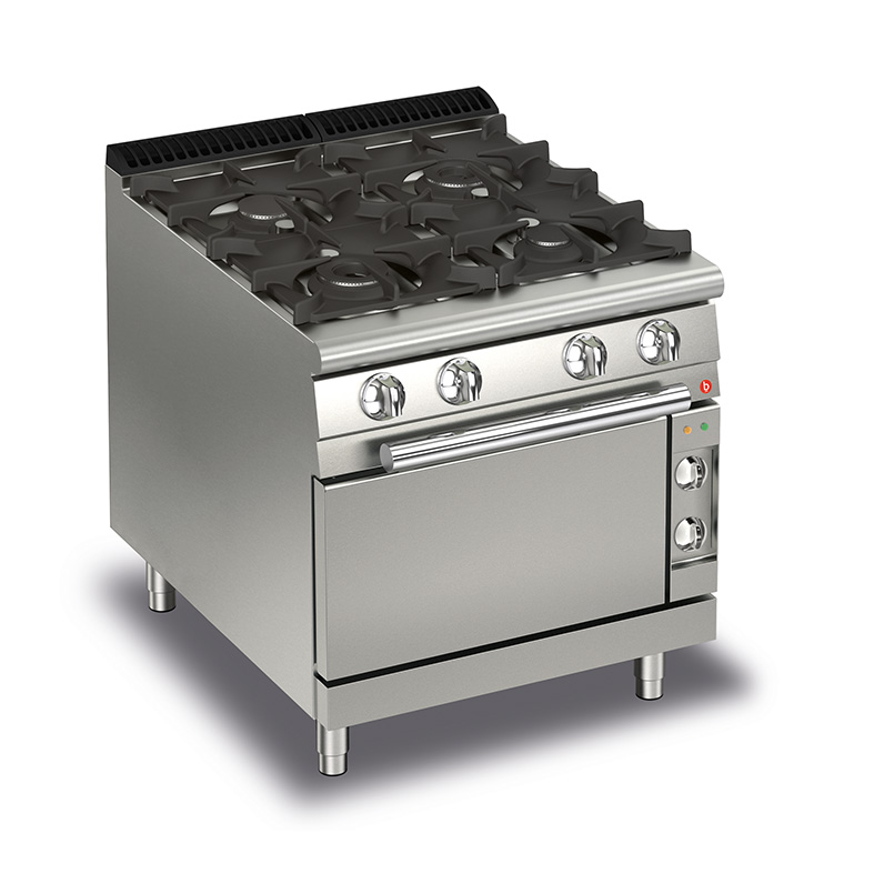 Baron 4 Burner Gas Cook Top With Electric Oven