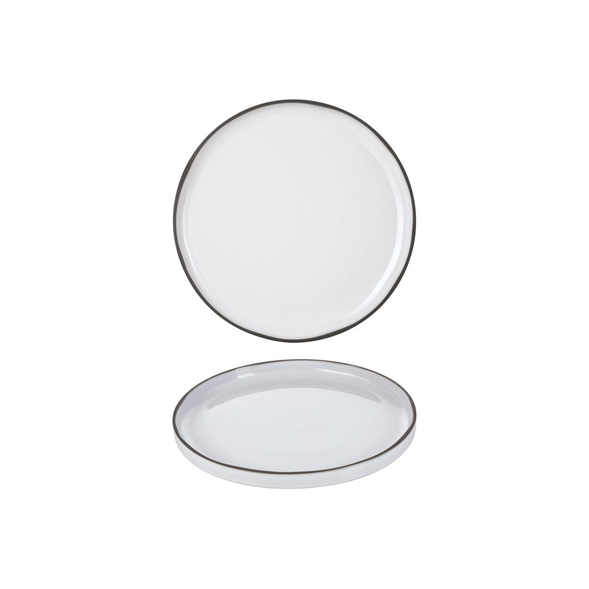 Caractere White Cumulus Round Plate 260mm