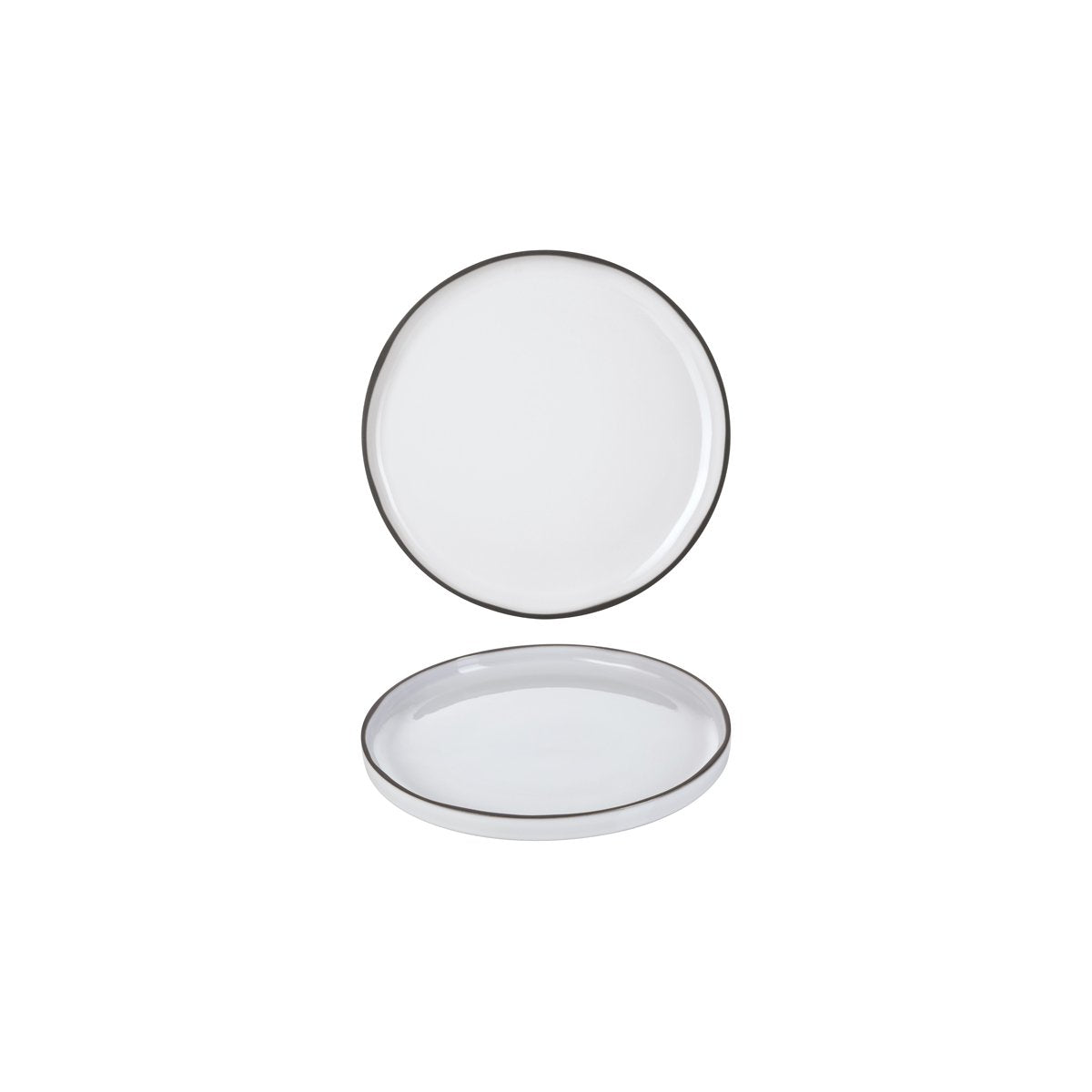 Caractere White Cumulus Round Plate 210mm