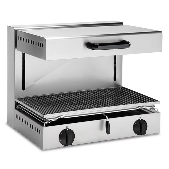 Baron Adjustable Height Electric Salamander Grill With 600 x 350 mm Cooking Surface