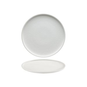 Shiro Round Flat Coupe Plate 240mm With Relief Design