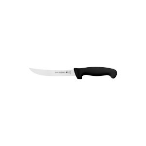 Professional Master Black Handle Boning Knife Curved Stiff 150mm