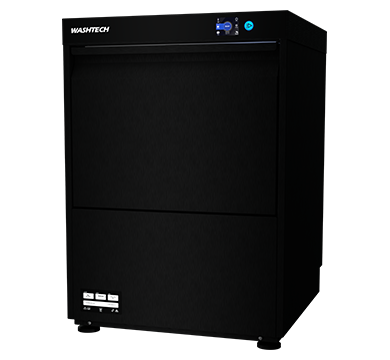 Washtech UL-B - Undercounter Dishwasher/ Polish-free compatible glasswasher - 500mm Rack - Black