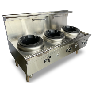 JASPER Triple Wok Range(duckbill burner) LPG
