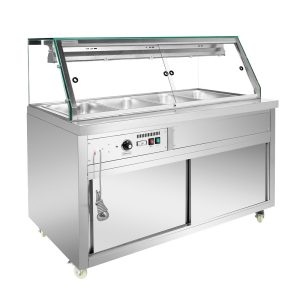 Thermaster Wet and Dry Bain Marie Display 4x1/1 GN Pans - PG150FE-XG