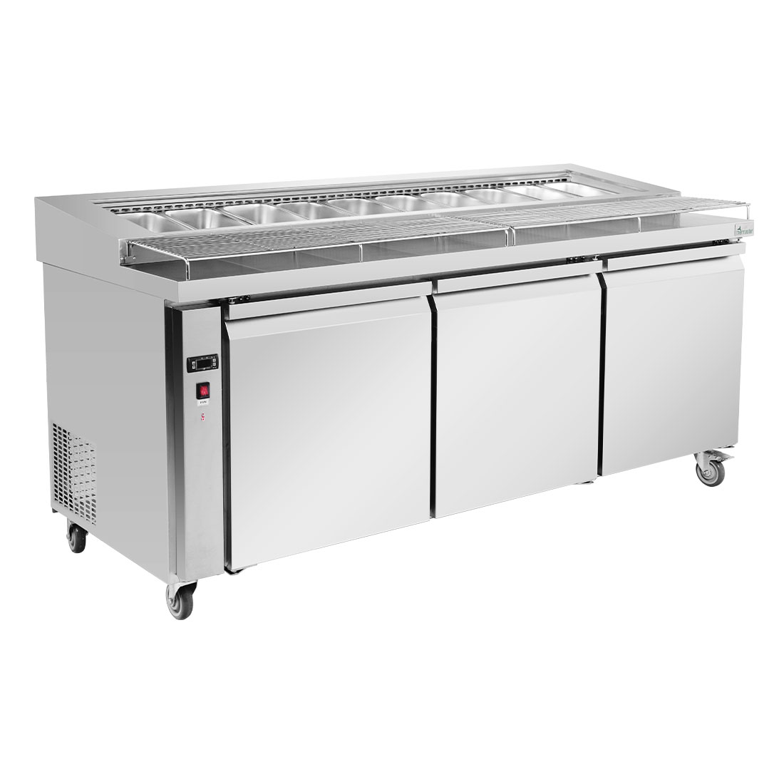 Thermaster Three door DELUXE Pizza Prep Bench - PWB200