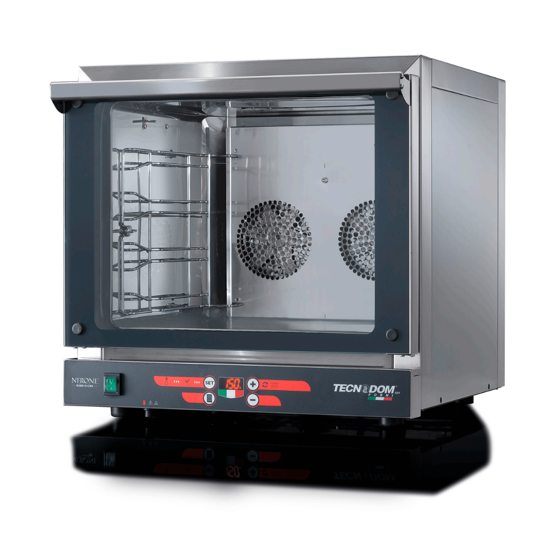 Tecnodom Nerone EKO Digital 435x350 Tray Convection Oven - TDE-4CD