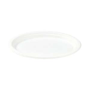 PakMax 10" Sugarcane 3-Compartment Round Plate - PL-R10-3