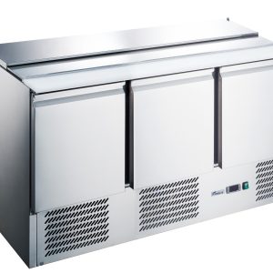 FED-X Three Door Salad Prep Fridge - XGNS1300S